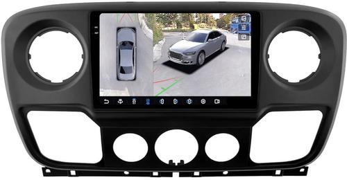 Магнитола для Renault Master 2010-2019 - FarCar BX10-360-9592F2 монитор 10.36" 2K QLED на Android 13, Быстрая, CarPlay, 4G SIM-слот, 4 камеры в комплекте