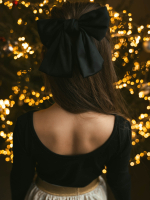 Лонгслив для девочек Mjölk Black