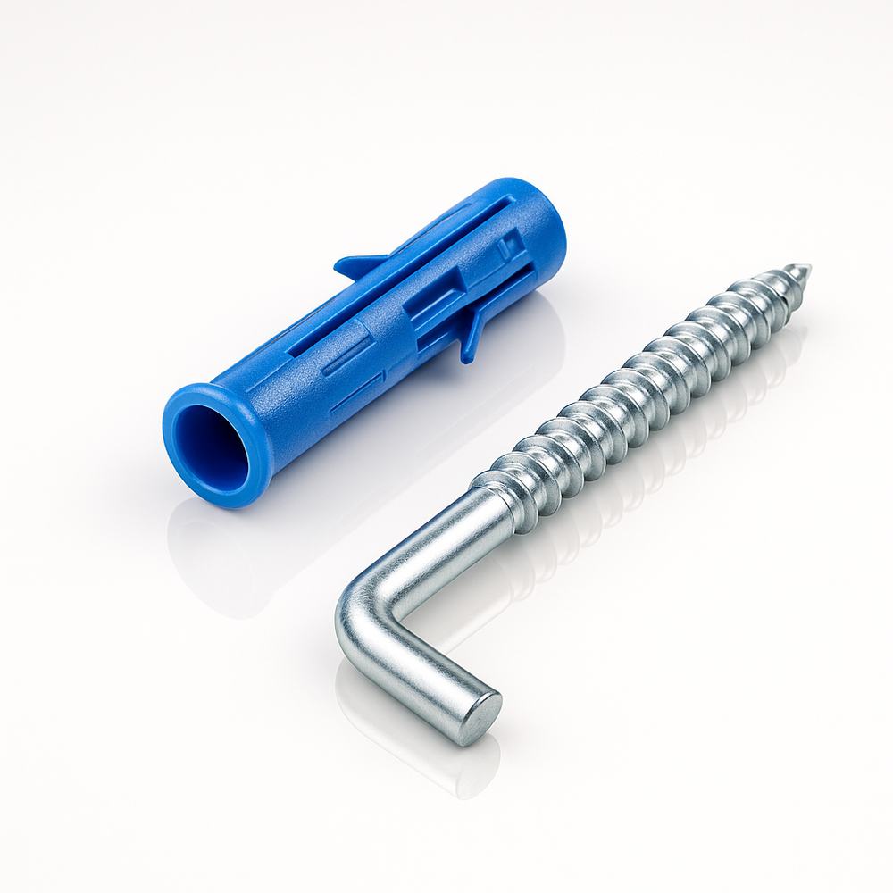 Дюбель с прямым крюком KRHP 8