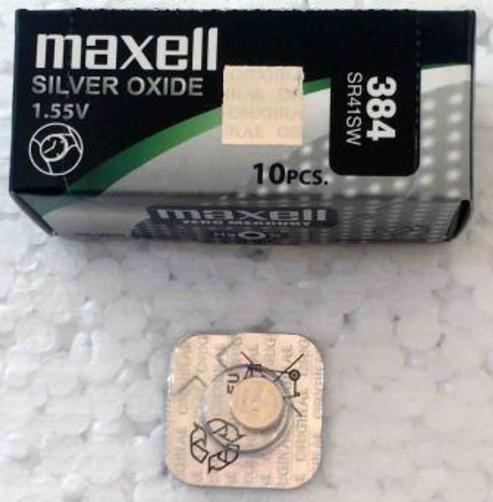Элемент питания MAXELL SR41SW (384) BL-1
