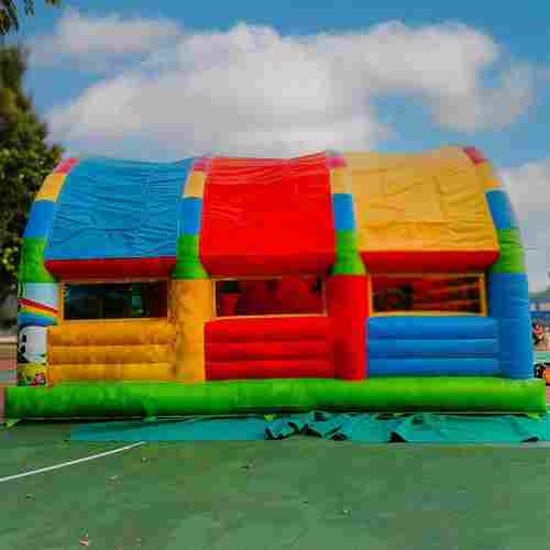 Коммерческий надувной батут «Зверята с крышей 2» без горки, 8*6*5 м