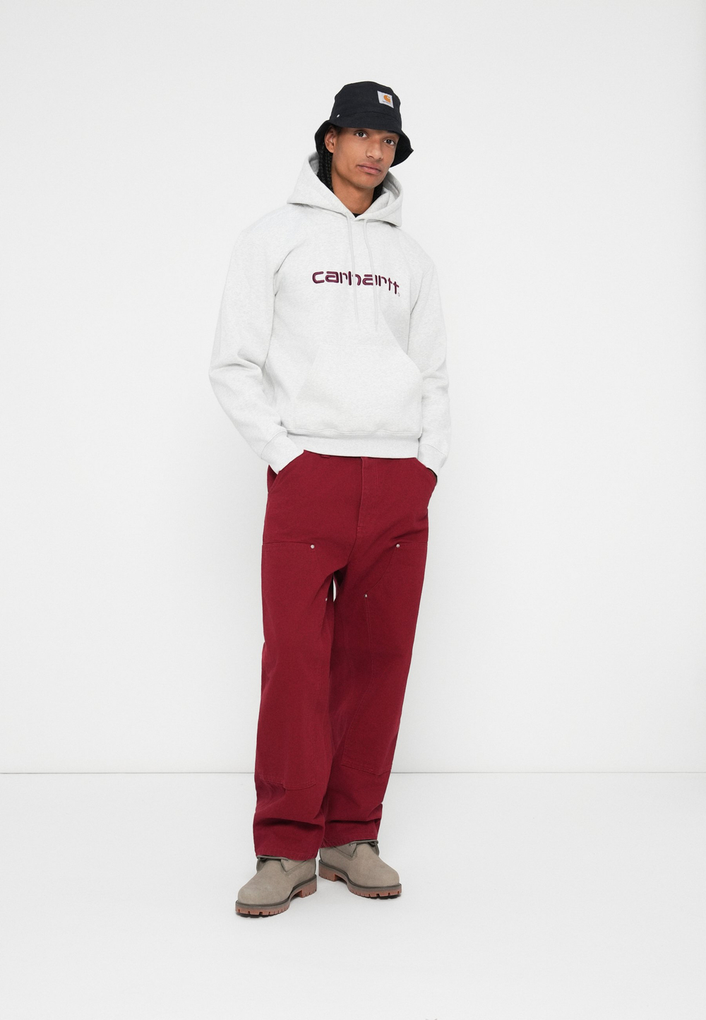 Carhartt WIP Тканевые брюки - Красный