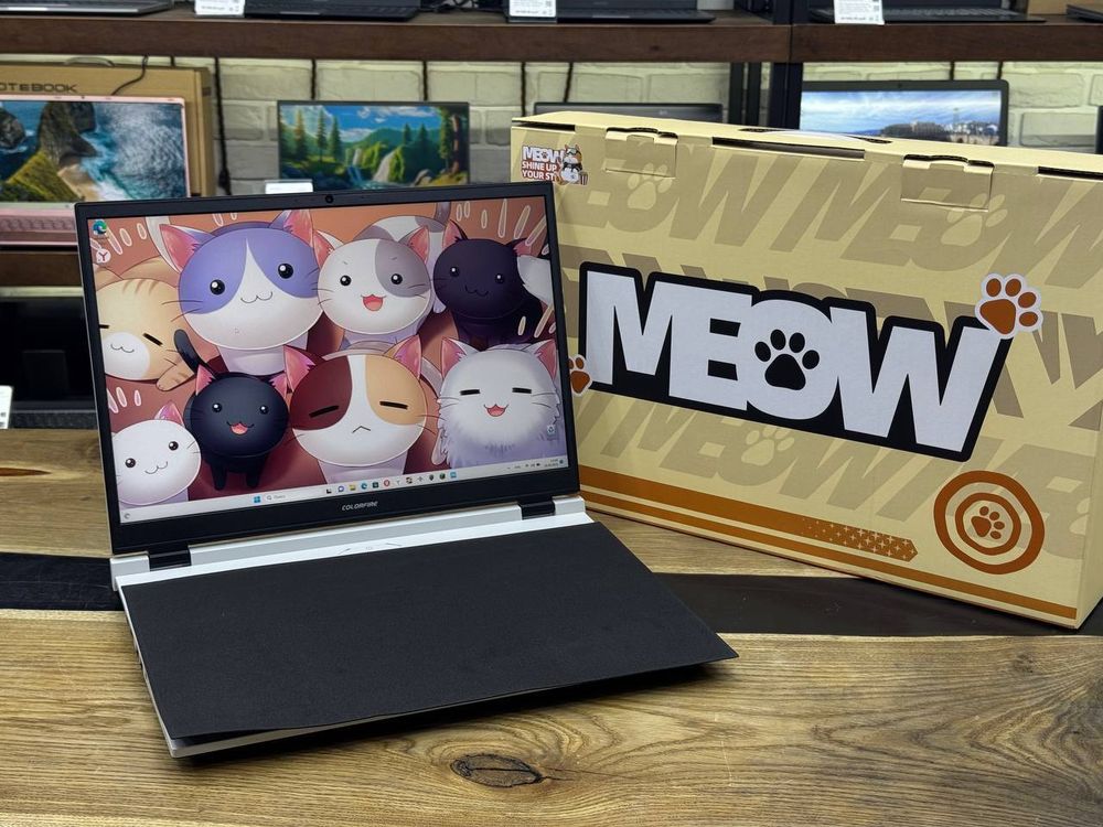 16" Ноутбук Colorfire MEOW R16 A5X1 (2560x1600, AMD Ryzen 7 H 255, RAM 16ГБ, SSD 1ТБ, GeForce RTX 5060, Win 11)