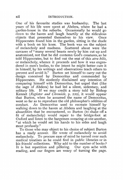 The anatomy of melancholy. Volume 1 | Robert Burton