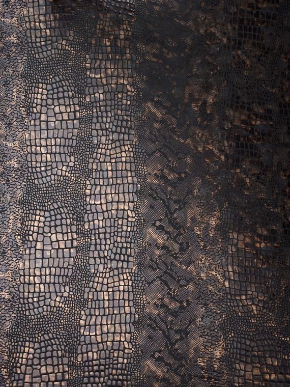 Микрофибра напыление змея, Китай, черный/золото