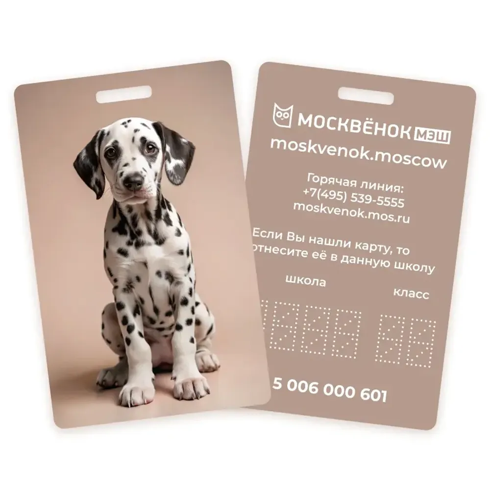 Карта Москвёнок DOGS №8 (проход + питание)