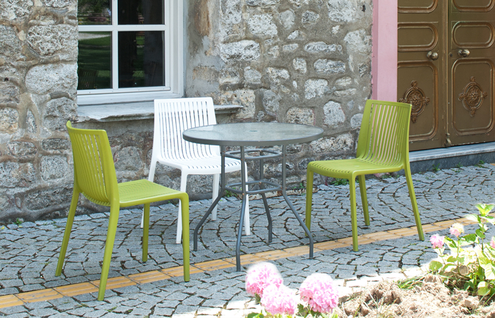 Стул пластиковый Papatya Cool, белый