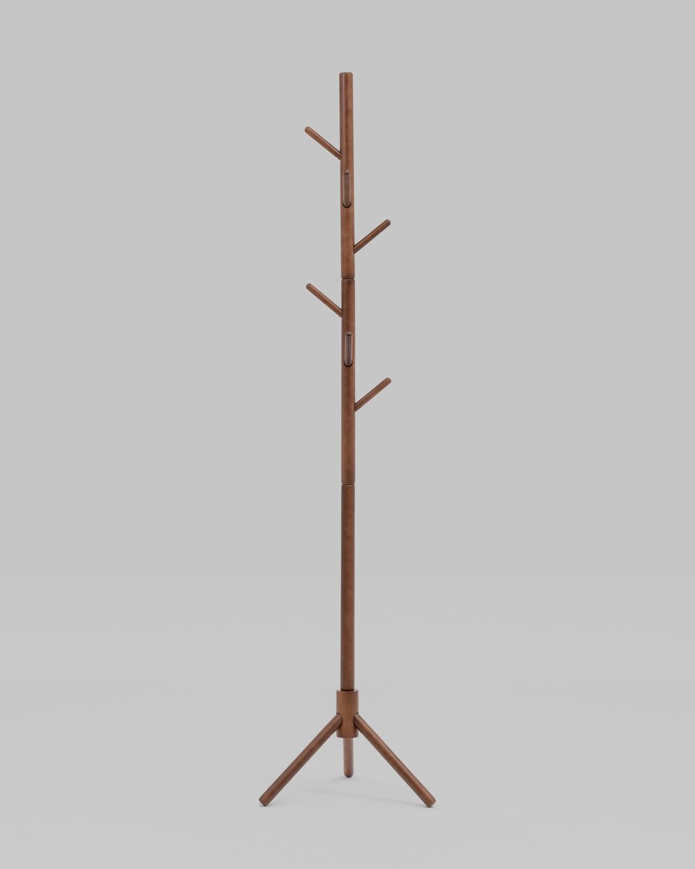 Вешалка напольная Hook темное дерево