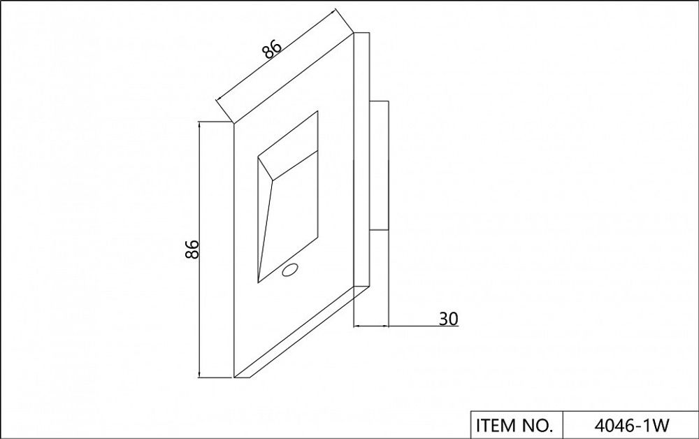 Встраиваемый светильник Favourite Nox 4046-1W