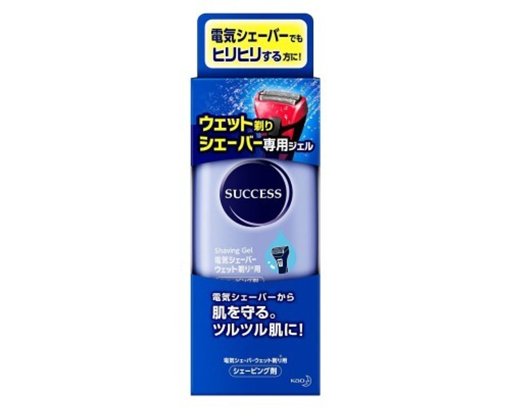 Kao гель для влажного бритья электробритвой Success 180 гр