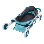 Коляска для куклы лежачая, пакет 936-15