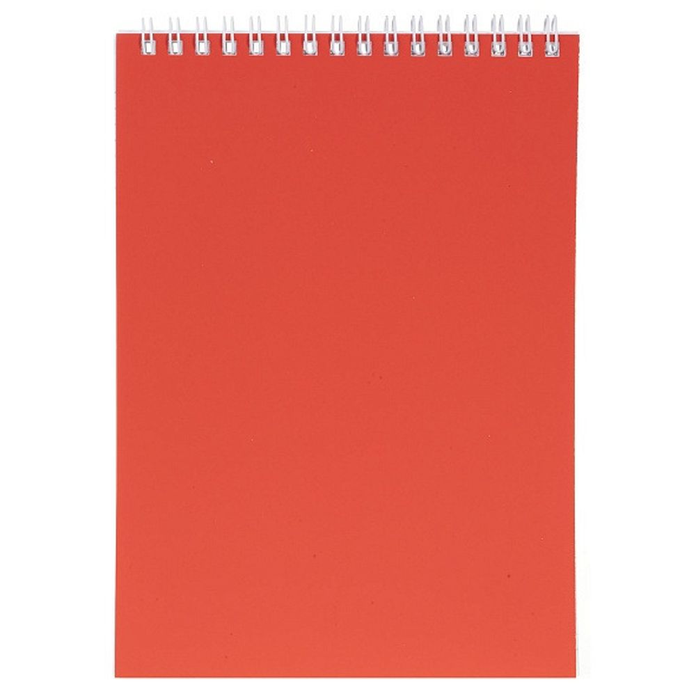 Блокнот А5 60 л. гребень ХАТБЕР Красный шелк (60Б5лВ1гр)