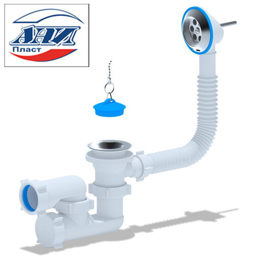 АНИ  Е250  Сифон 1 1/2 для ванны регулир.(35/1шт)