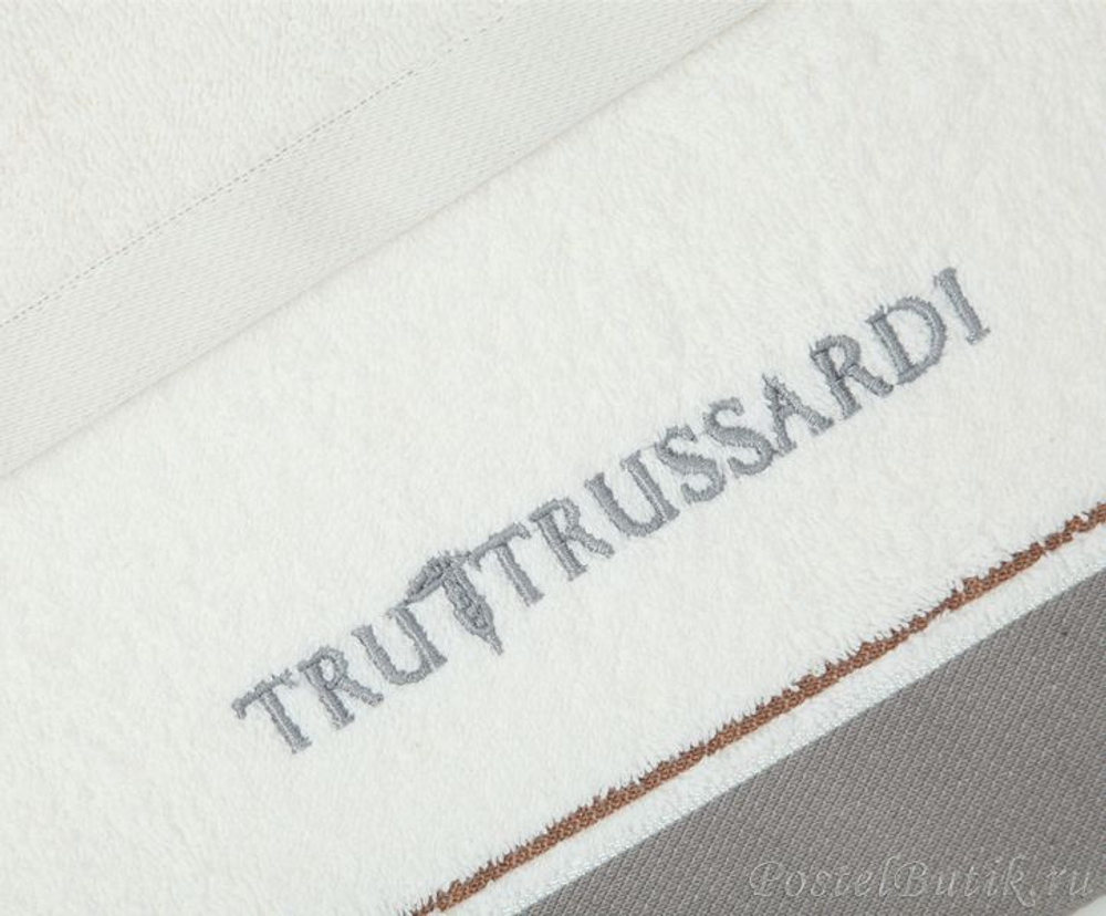 Махровые полотенца Continent ваниль от Trussardi