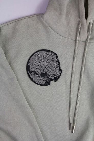 Нашивка термоаппликация на одежду и на рюкзак.  Death Star / Звездные войны