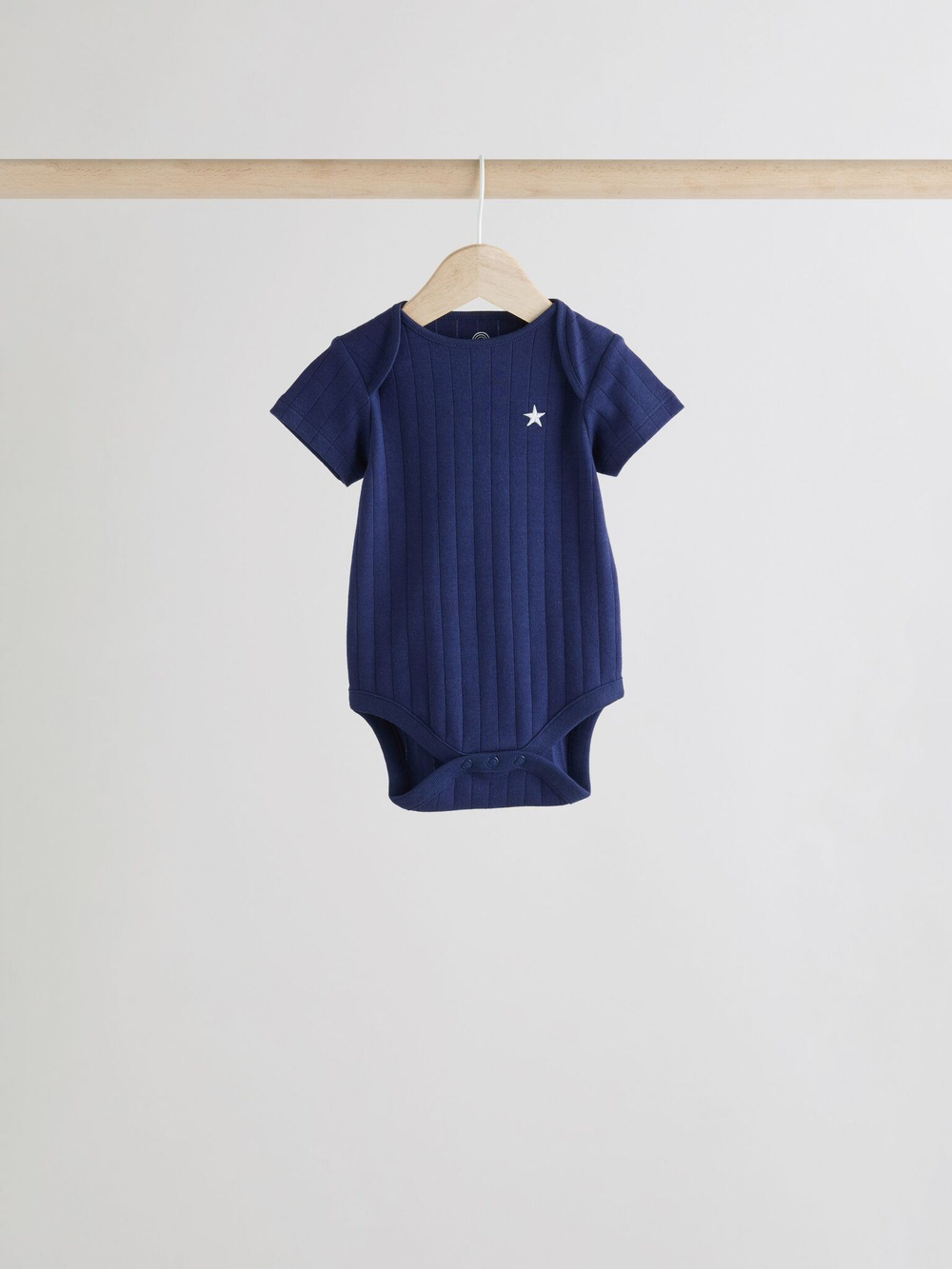 Боди с коротким рукавом для малышей Next E19-887, 5 шт., Синий, Молочный