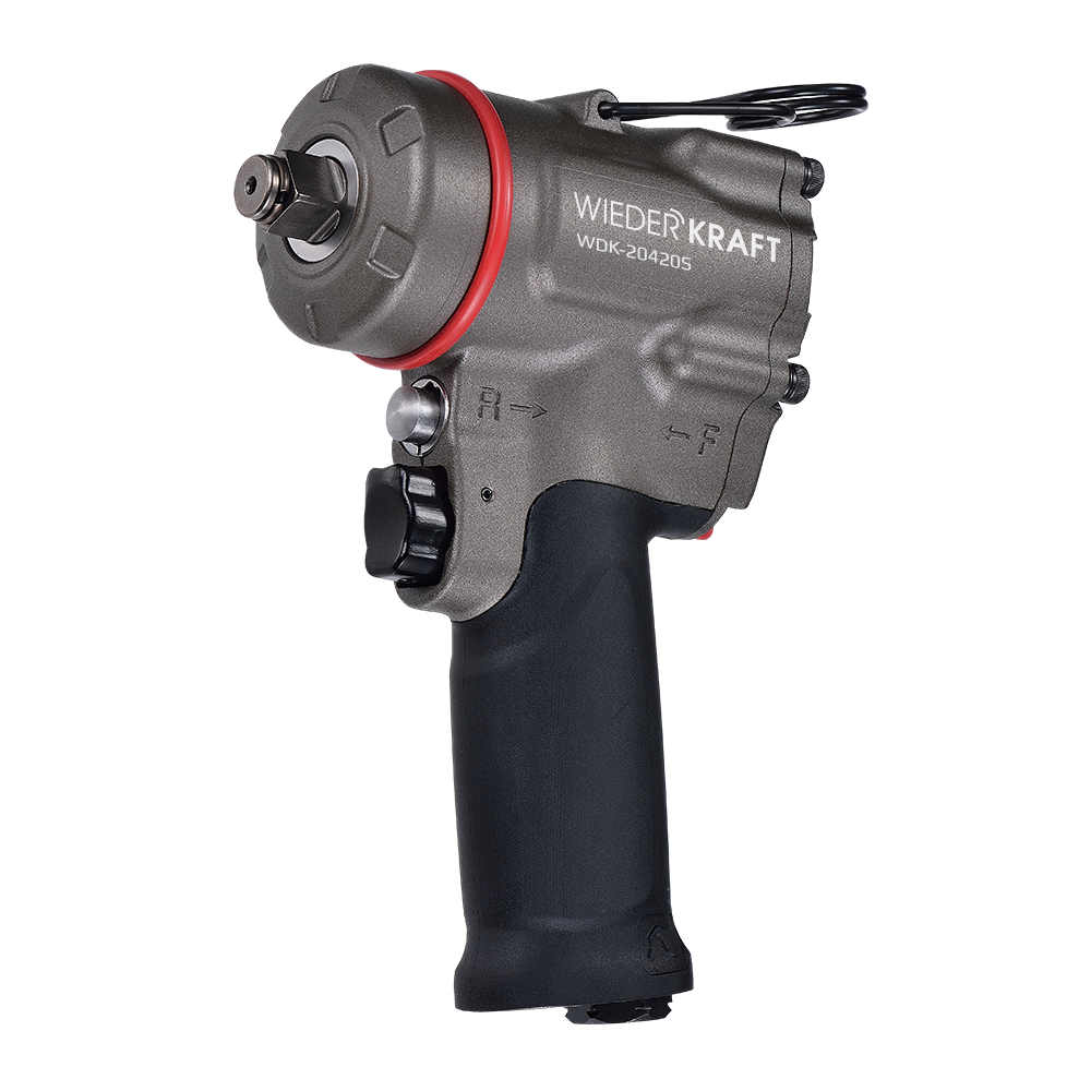 WDK-20420S, Гайковерт пневматический ударный, привод 1/2", 1200 Нм