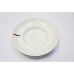 Тарелка глубокая 250 мл d 26 см h5 см для пасты, для супа, салата белая фарфор P.L. [4]