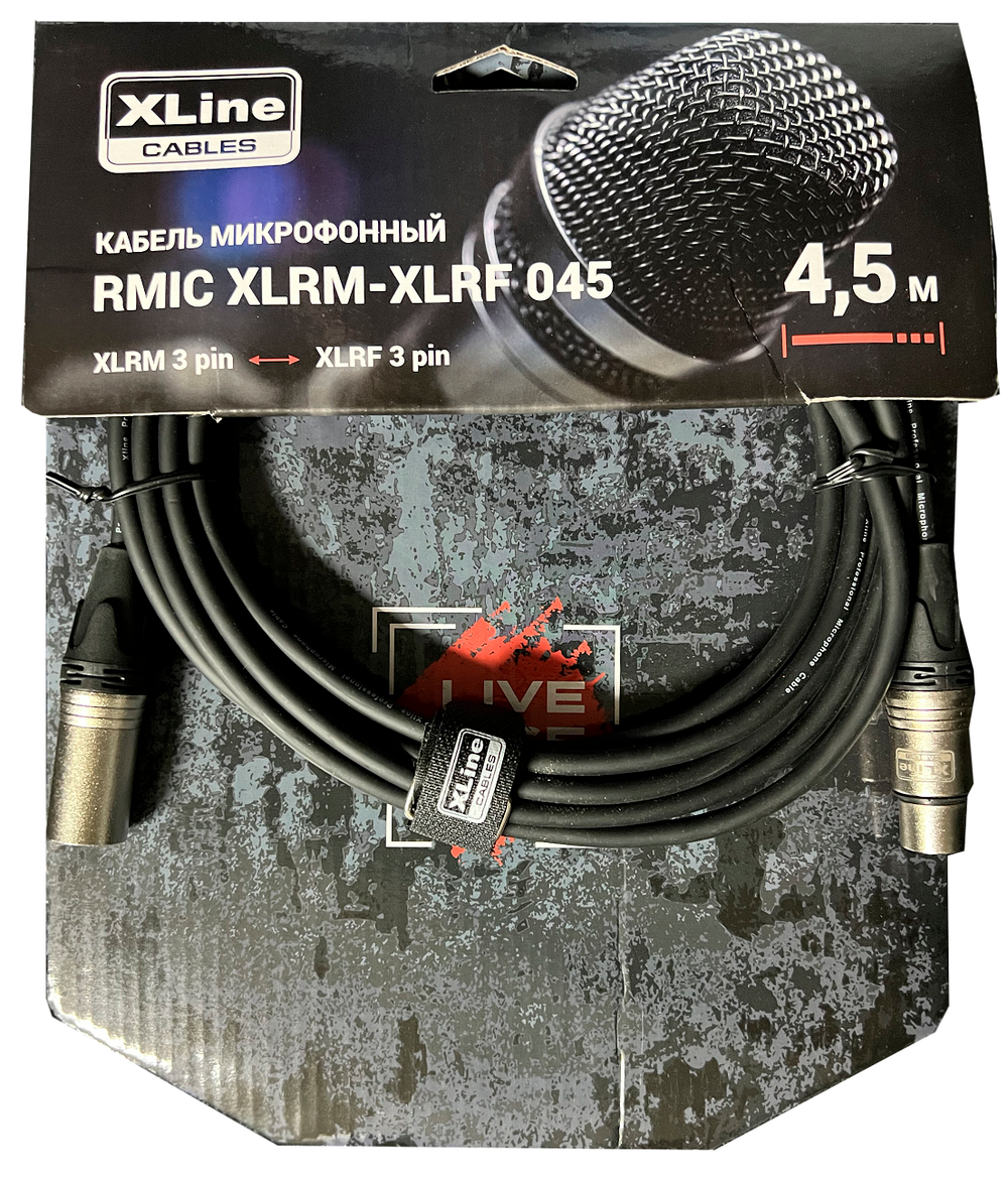 XLINE Cables RMIC XLRM-XLRF 045 Кабель микрофонный