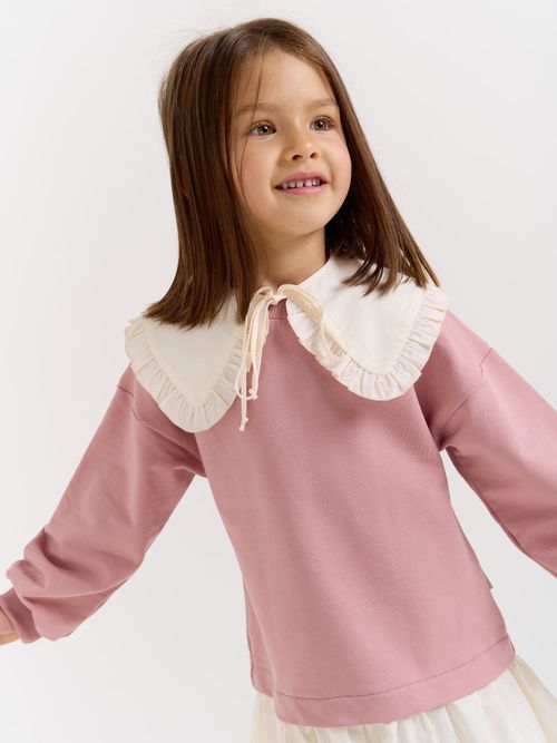 Воротник с рюшами 