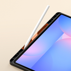 Складной чехол книжка от Dux Ducis для Samsung Galaxy Tab S10 FE+, серия Vers Series Case, с магнитным держателем Pencil и и функцией автоматического перехода в спящий режим