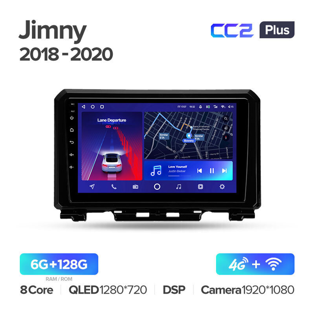 Teyes CC2 Plus 9" для Suzuki Jimny 2018-2020