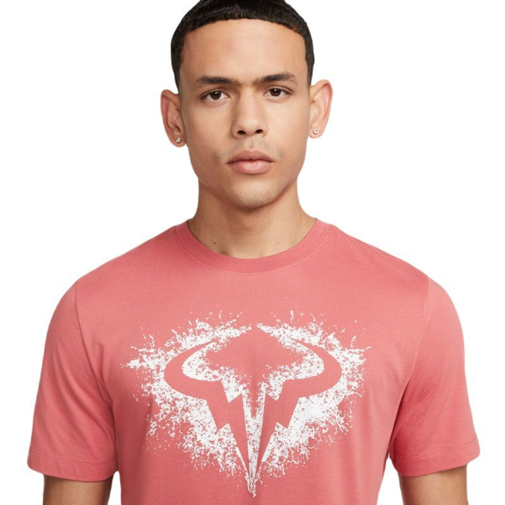 Мужская теннисная футболка Nike Dri-Fit Rafa T-Shirt - adobe