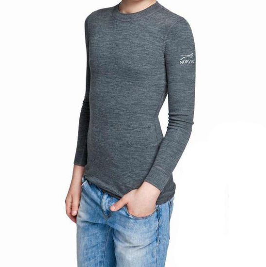 Термобелье детское Norveg Soft Teens  футболка  подростковая с длинным рукавом  4SJ2HL