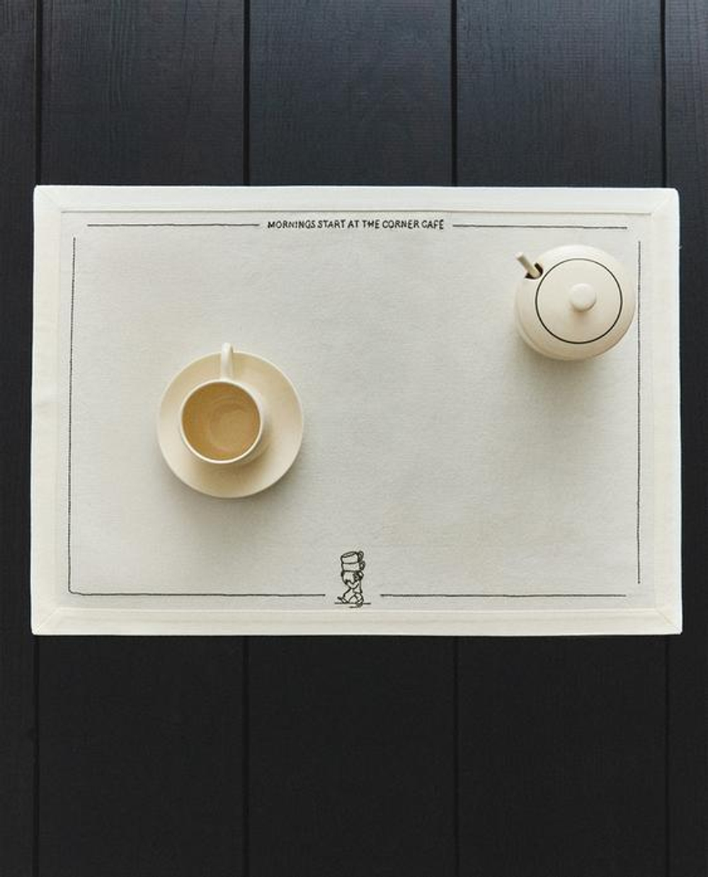 ZARA HOME САЛФЕТКА ПОД СТОЛОВЫЕ С ПРИНТОМ, ЗЕЛЕНЫЙ