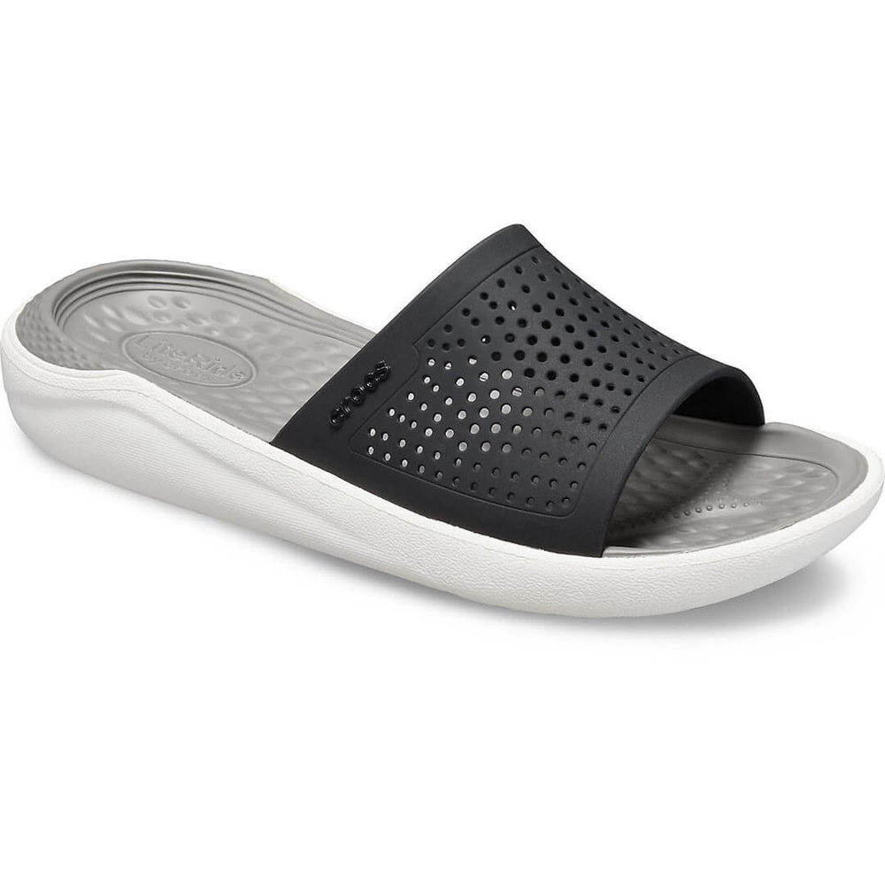Шлепанцы CROCS LiteRide Slide Black Smoke