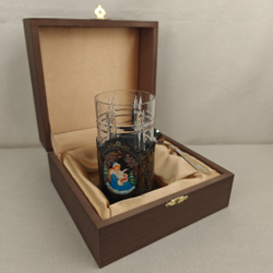 Чайный набор "Снегурочка" (Ручная роспись Палех)