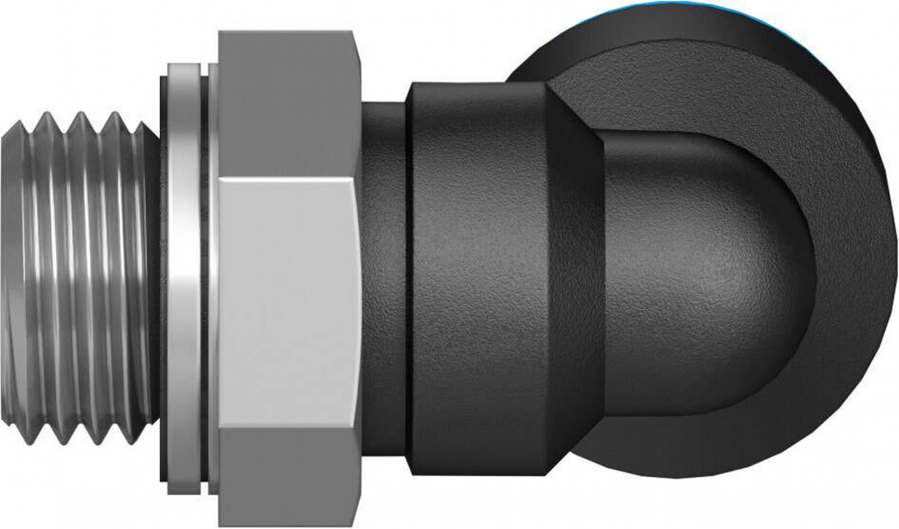 Штуцер цанговый угловой Festo QSL-G1/4-10