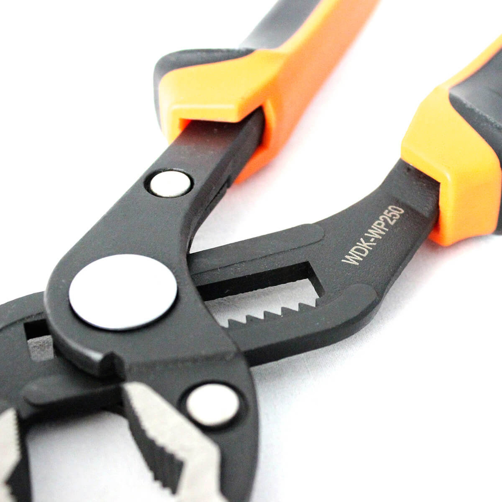 WDK-WP250 Переставные клещи c двухкомпонентной рукоятью, 250 мм, 0-42 мм