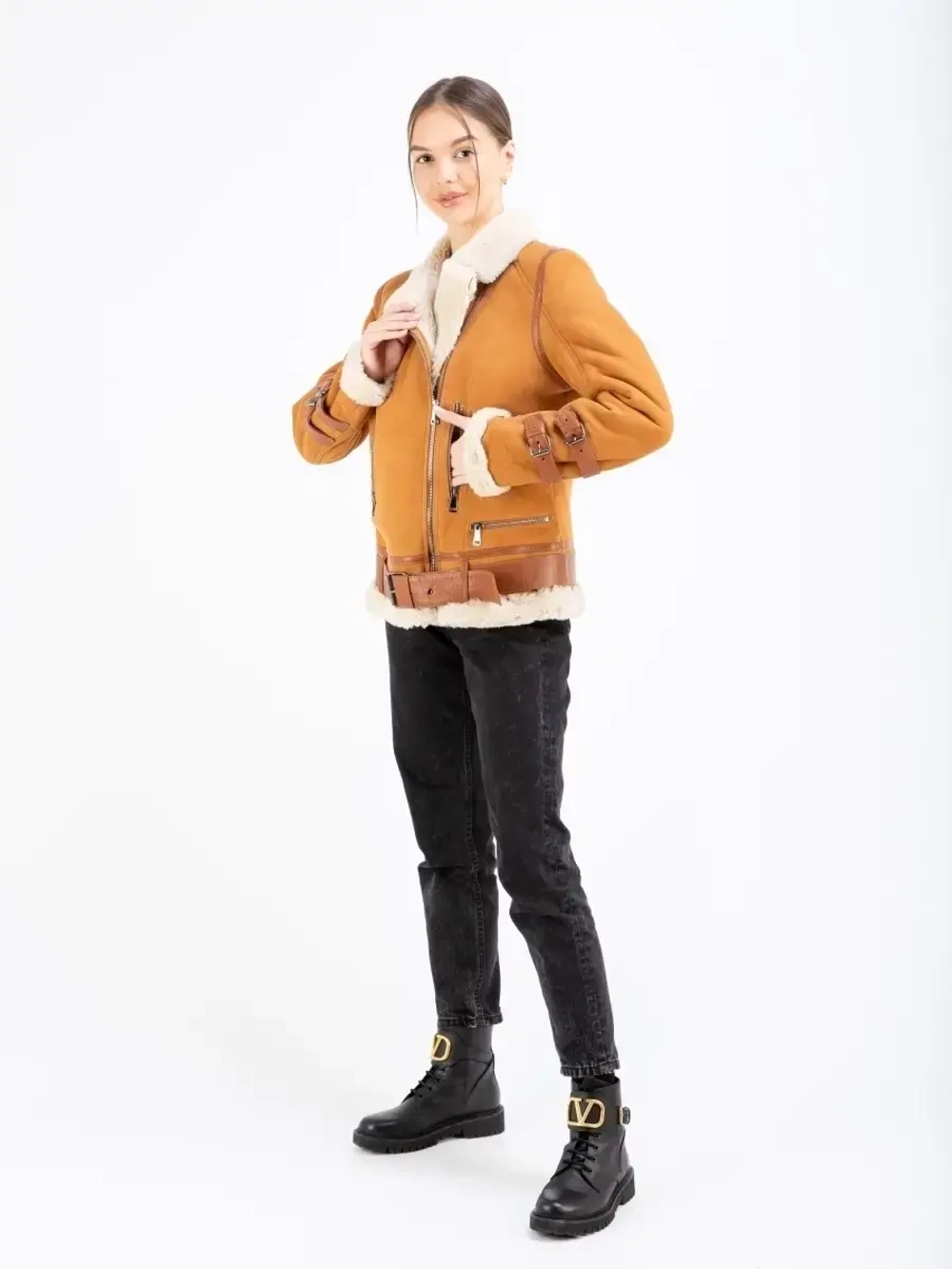 дубленка женская натуральная Турция