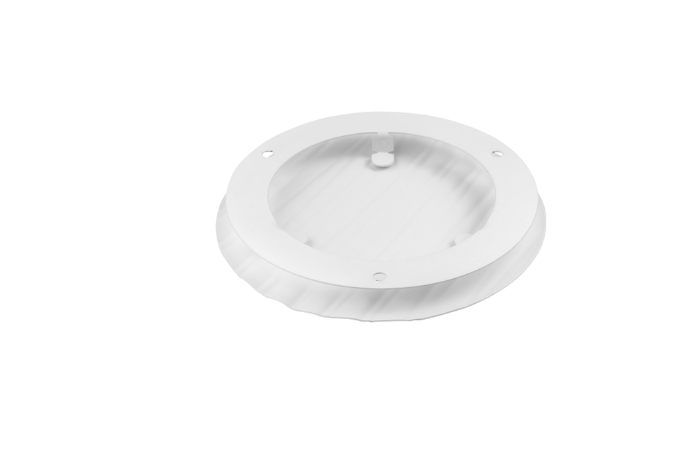 Решетка на магнитах круглая RDKV-100 Волна, белая