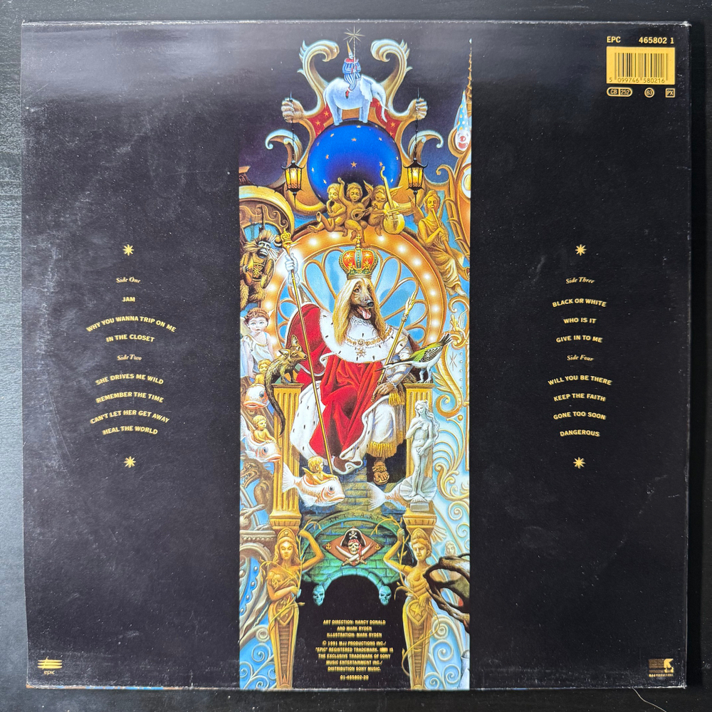 Michael Jackson - Dangerous 2LP (Голландия 1991г.)