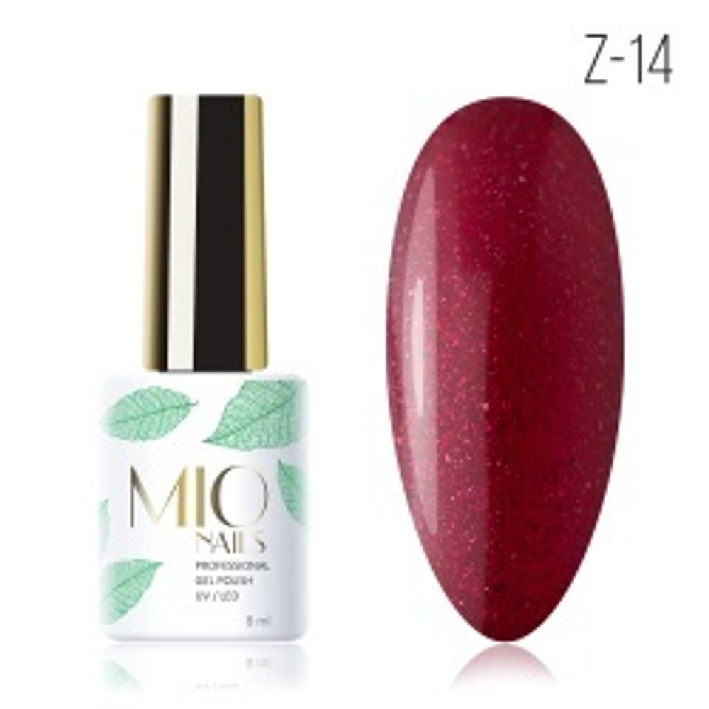 Гель-лак MIO NAILS Z-14. Глинтвейн, 8мл.