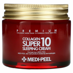 Омолаживающий ночной крем для лица с коллагеном Medi Peel Collagen Super10 Sleeping Cream70 мл.