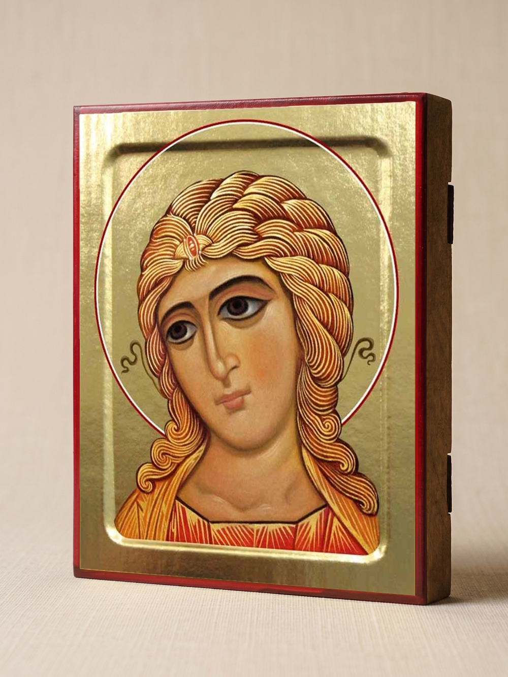 Икона Ангела Златые Власы на дереве: 125 х 160 (Синопсисъ)