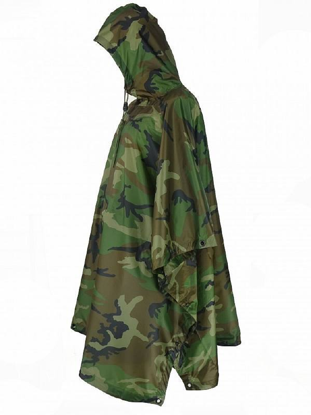 Пончо US Woodland Helikon