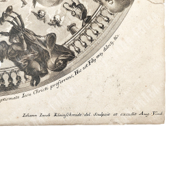 Подпись гравёра Кляйншмидта