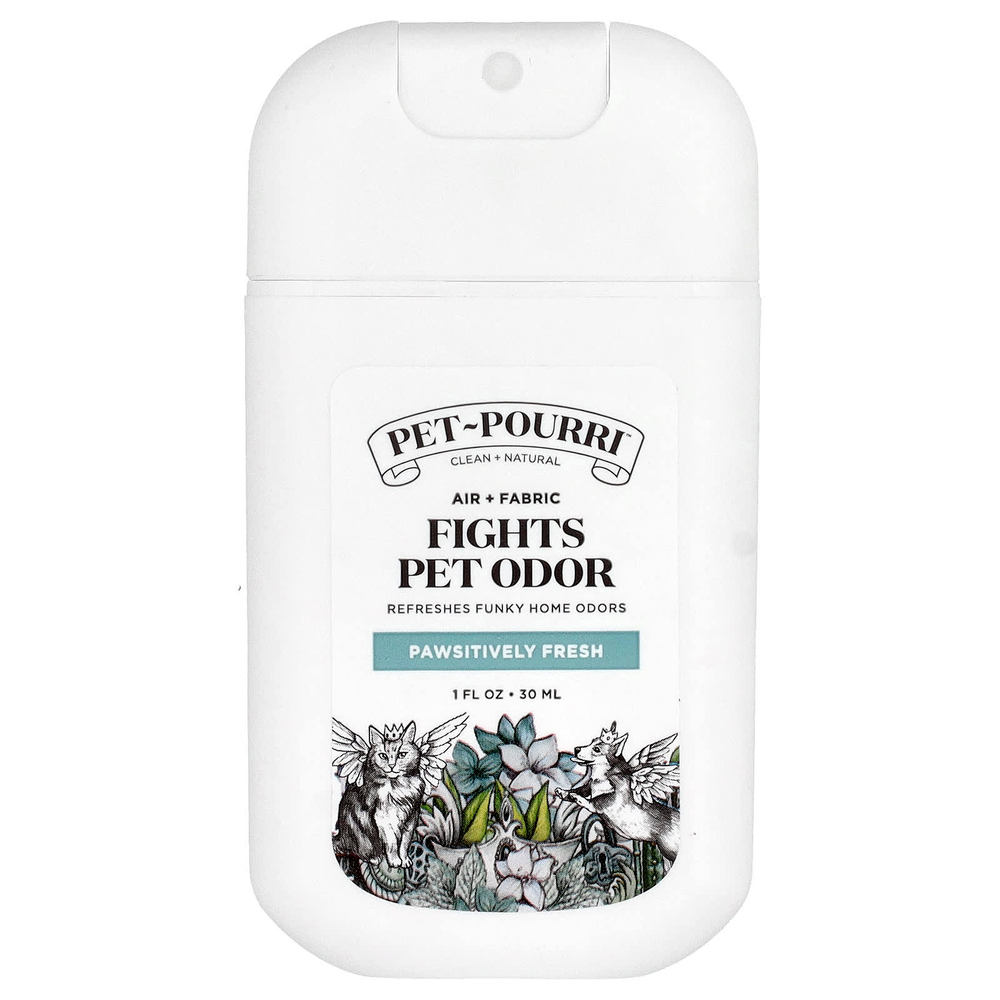 Poo-Pourri, освежитель воздуха и тканей от запахов домашних животных Pet-Pourri™, Pawsitively Fresh, 30 мл