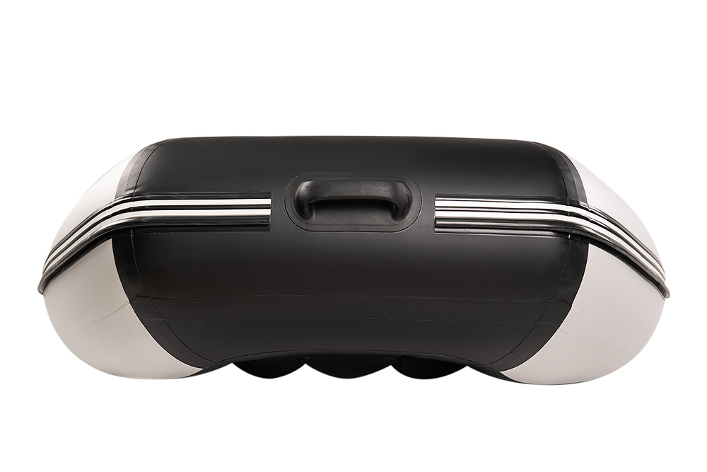 YACHTMAN-280 МНД НАДУВНОЕ ДНО (Яхтман) белый-черный (лодка ПВХ с усилением)