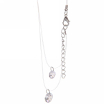 Подвеска двойная на шею на леске «Emerald - Капелька», d-0.8мм