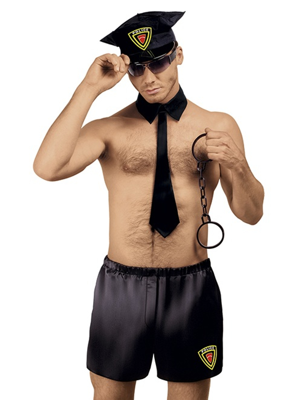 Игровой костюм копа (Размер: S-M) (Цвет: черный)