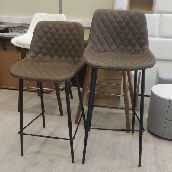 Полубарный стул Narro, 66 см, коричневый