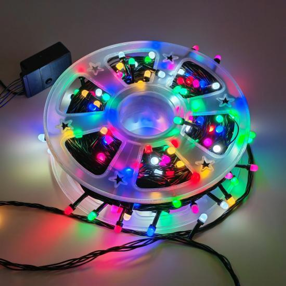 Гирлянда уличная 50метров 240LED на бобине, мультиколор