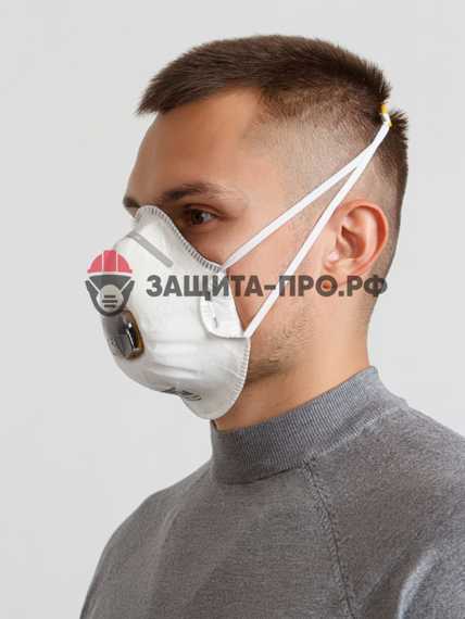 Респиратор Spirotek VS2200 AV , FFP2, с клапаном выдоха