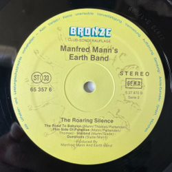 Винтажная виниловая пластинка LP Manfred Mann's Earth Band The Roaring Silence (Germany 1976)