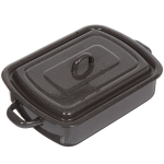 Форма для выпечки сталь, 20х27 см, 3 л, прямоуг, с крыш, т-корич, Рябчик, 43304-122